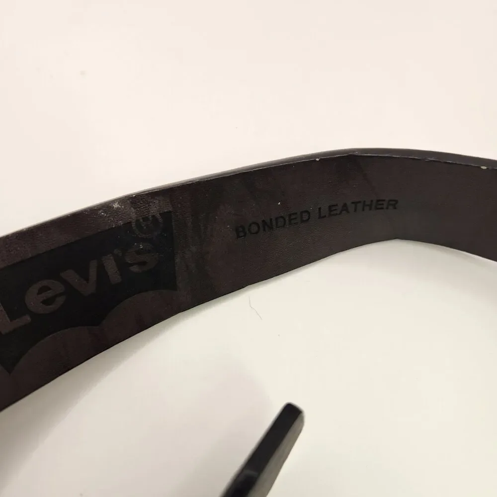 Levi's Mens Bonded Leather Brown Belt Size 40